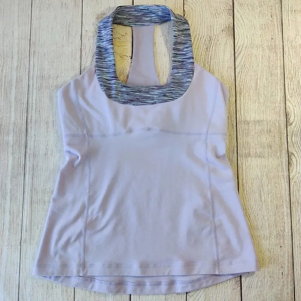Lululemon Scoop Neck Tank sz 8 lavender